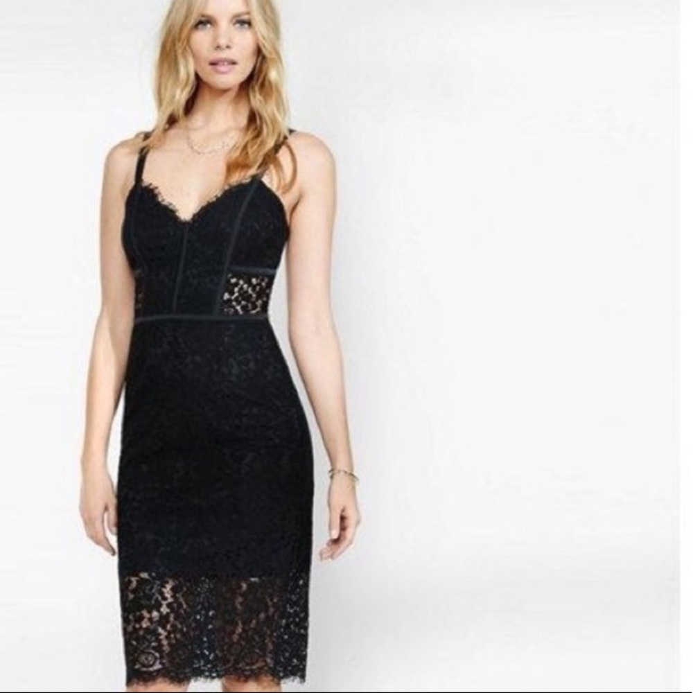 Express lace dress